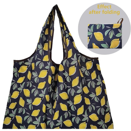 Foldable Large Reusable Nylon Shopping Bag pl-shenxuyeli-18 by HitMyNeed