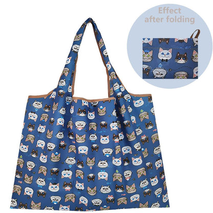 Foldable Large Reusable Nylon Shopping Bag pl-xiaomaomi-19 by HitMyNeed