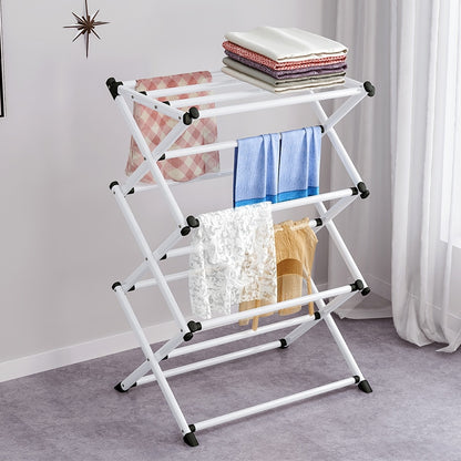 Foldable Laundry Drying Rack with Four-Feet Support by HitMyNeed