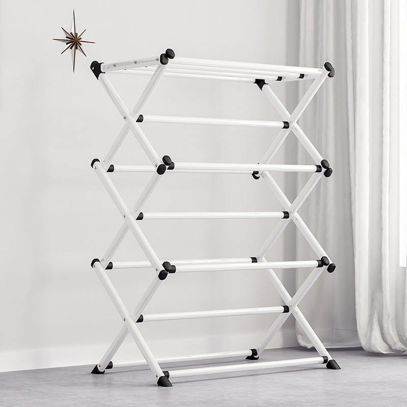 Foldable Laundry Drying Rack with Four-Feet Support by HitMyNeed