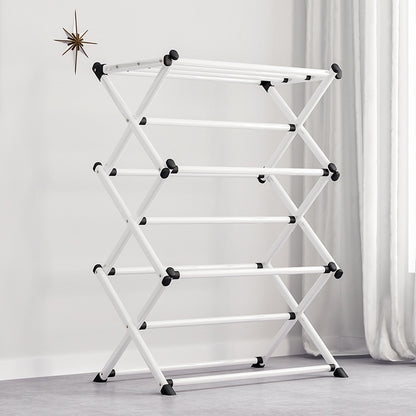Foldable Laundry Drying Rack with Four-Feet Support by HitMyNeed