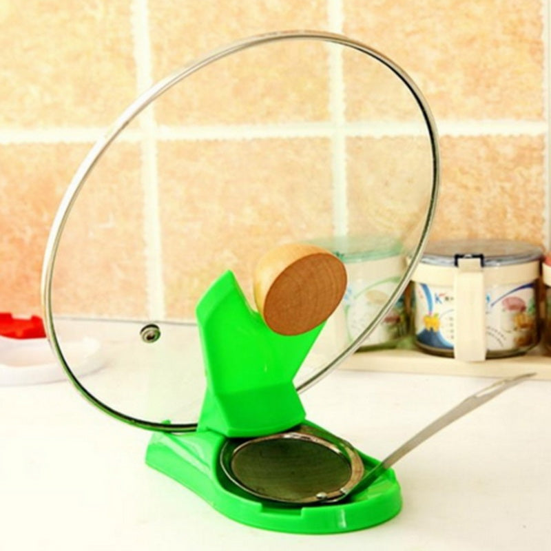 Foldable Lid Holder and Ladle Stand for Kitchen by HitMyNeed