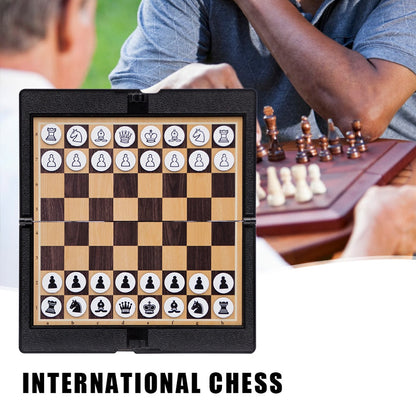 Foldable Magnetic Pocket Chess Set 20 x 18 cm by HitMyNeed