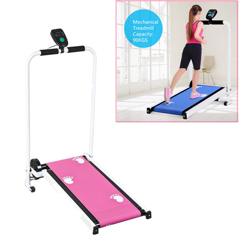 Foldable Manual Treadmill for Home Cardio by HitMyNeed
