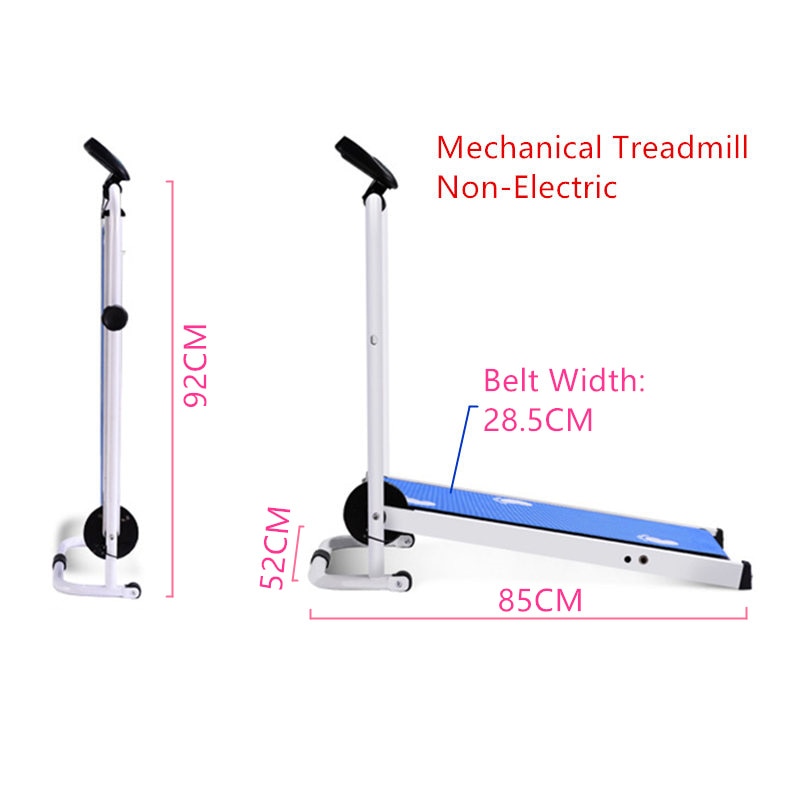 Foldable Manual Treadmill for Home Cardio by HitMyNeed