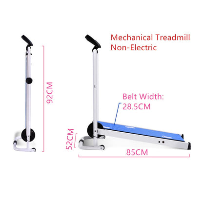 Foldable Manual Treadmill for Home Cardio by HitMyNeed