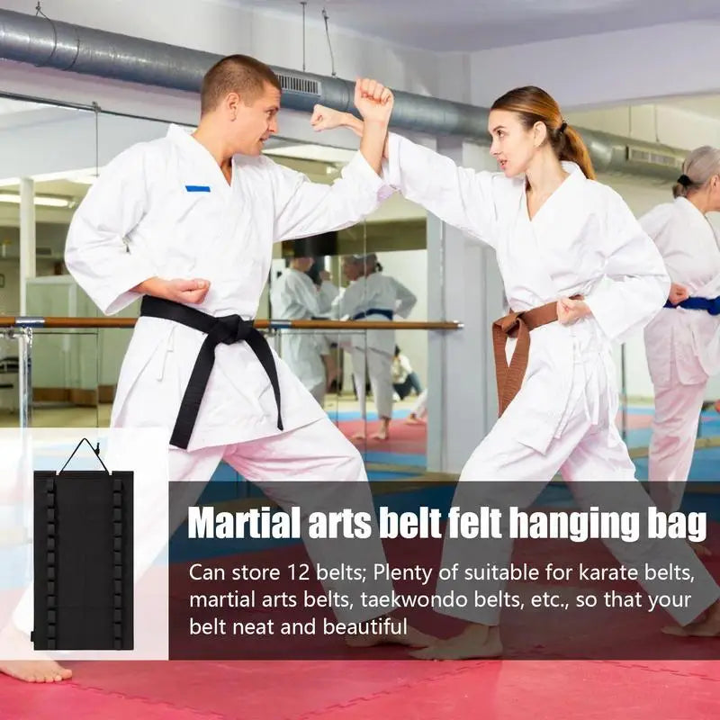 Foldable Martial Arts Belt Hanger Display Rack by HitMyNeed