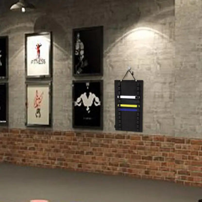 Foldable Martial Arts Belt Hanger Display Rack by HitMyNeed
