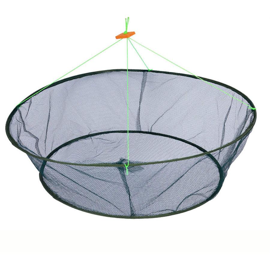 Foldable Mesh Drop Fishing Net with Storage Bag by HitMyNeed
