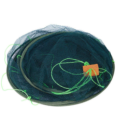 Foldable Mesh Drop Fishing Net with Storage Bag by HitMyNeed
