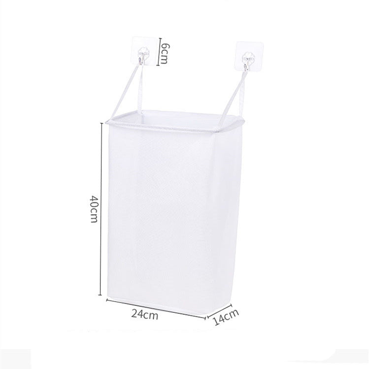 Foldable Mesh Wall Mounted Laundry Hamper by HitMyNeed