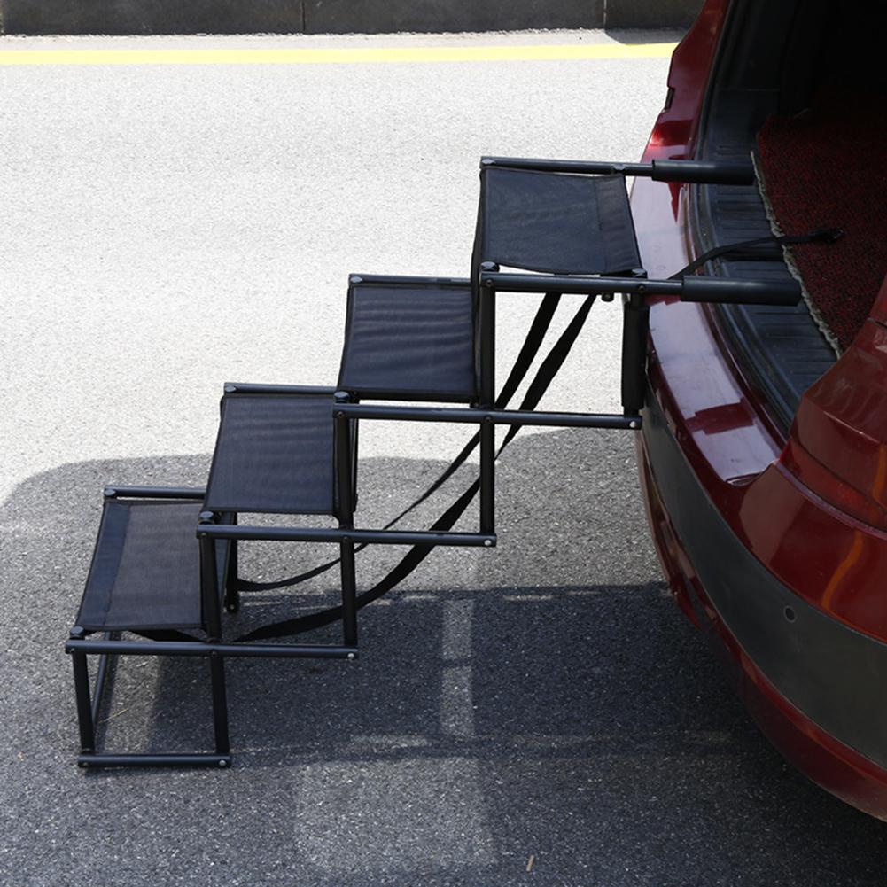 Foldable Metal Dog Car Stairs for Safe Vehicle Access by HitMyNeed