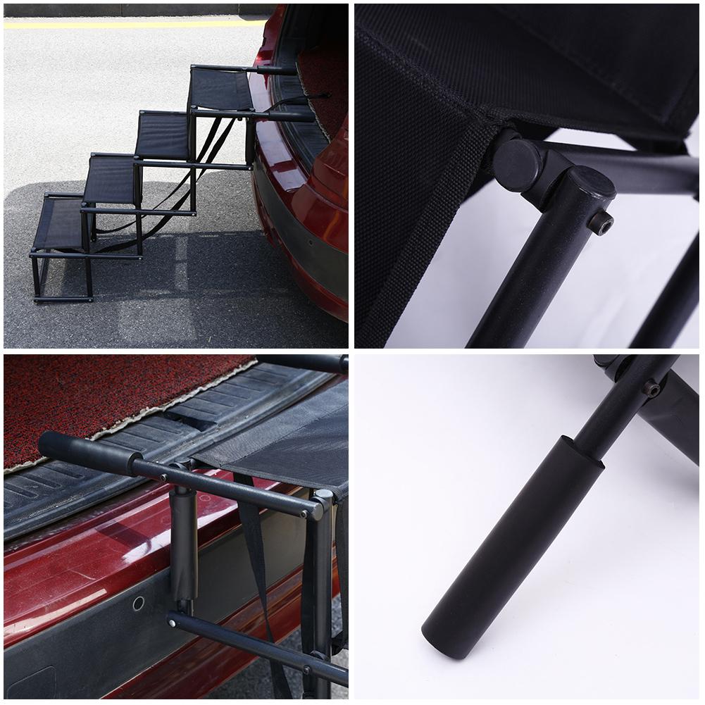Foldable Metal Dog Car Stairs for Safe Vehicle Access by HitMyNeed