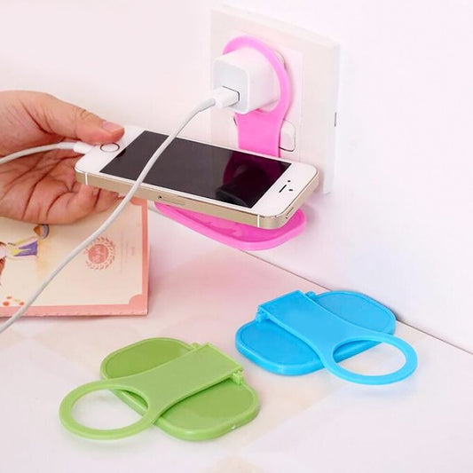 Foldable Mobile Charging Stand Hanging Holder (2 pcs) by HitMyNeed