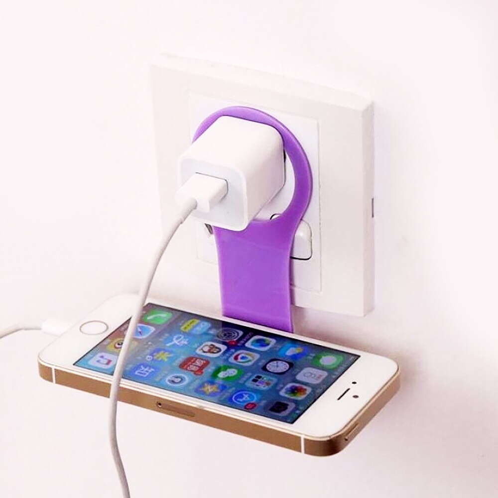 Foldable Mobile Charging Stand Hanging Holder (2 pcs) by HitMyNeed