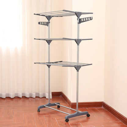 Foldable Multi-Layer Metal Clothes Drying Rack by HitMyNeed