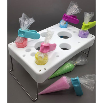 Foldable Multi Slot Piping Bag Holder Stand by HitMyNeed