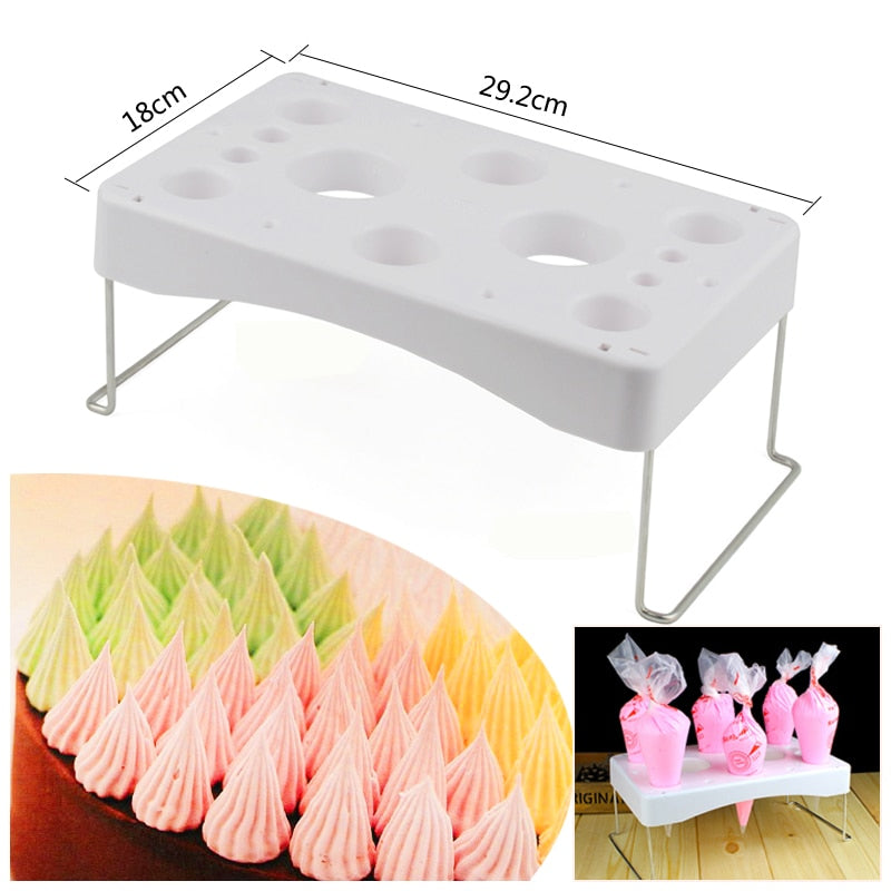 Foldable Multi Slot Piping Bag Holder Stand by HitMyNeed