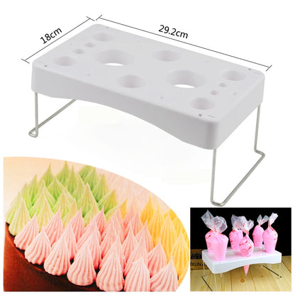 Foldable Multi Slot Piping Bag Holder Stand by HitMyNeed