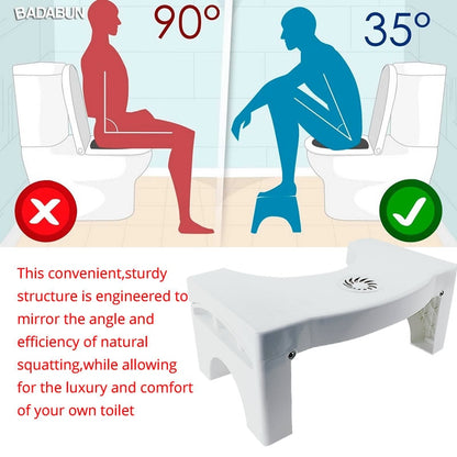Foldable Non-Slip Toilet Footrest Squatting Stool by HitMyNeed