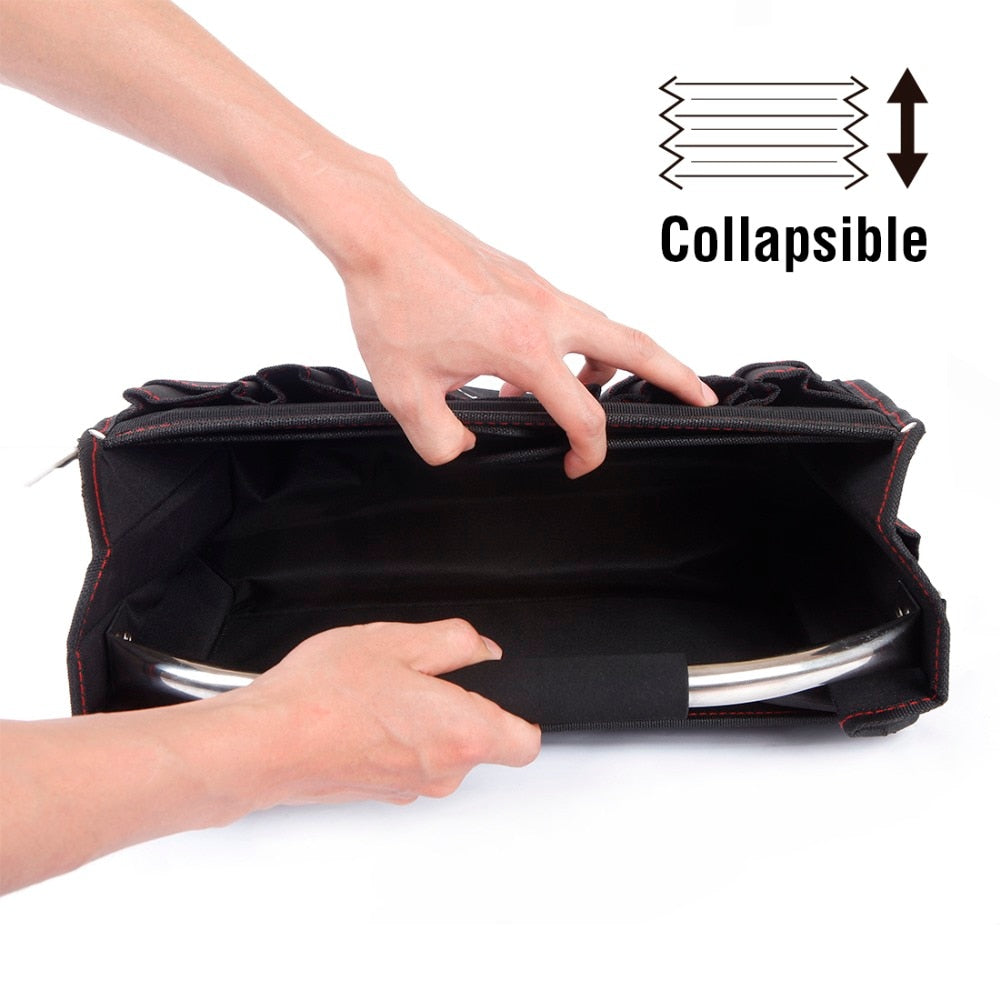 Foldable Open-Top Tool Bag Storage Organizer by HitMyNeed