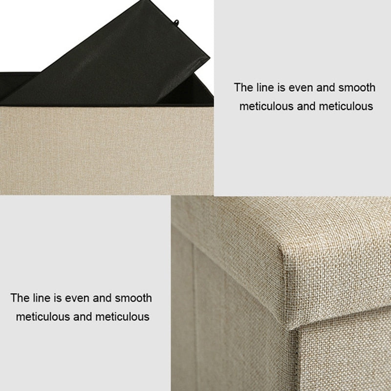 Foldable Ottoman Storage Chest with Seat by HitMyNeed