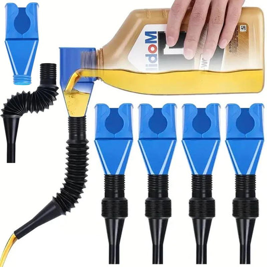 Foldable Plastic Fuel & Oil Funnel for Car and Motorcycle by HitMyNeed