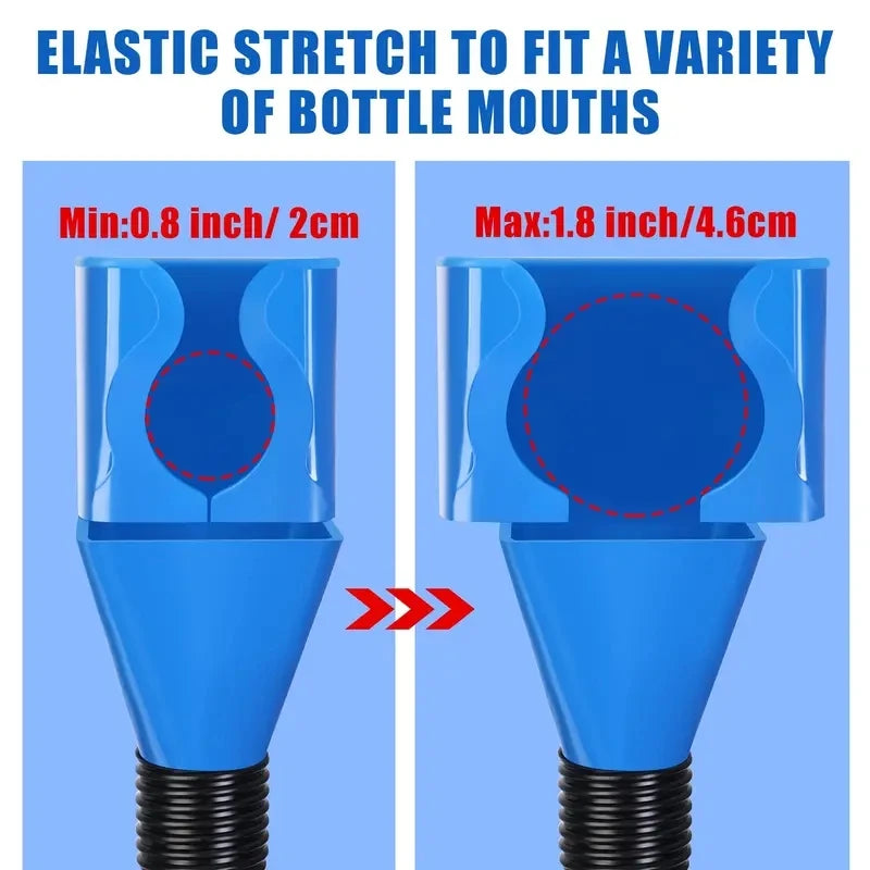 Foldable Plastic Fuel & Oil Funnel for Car and Motorcycle by HitMyNeed