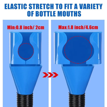 Foldable Plastic Fuel & Oil Funnel for Car and Motorcycle by HitMyNeed
