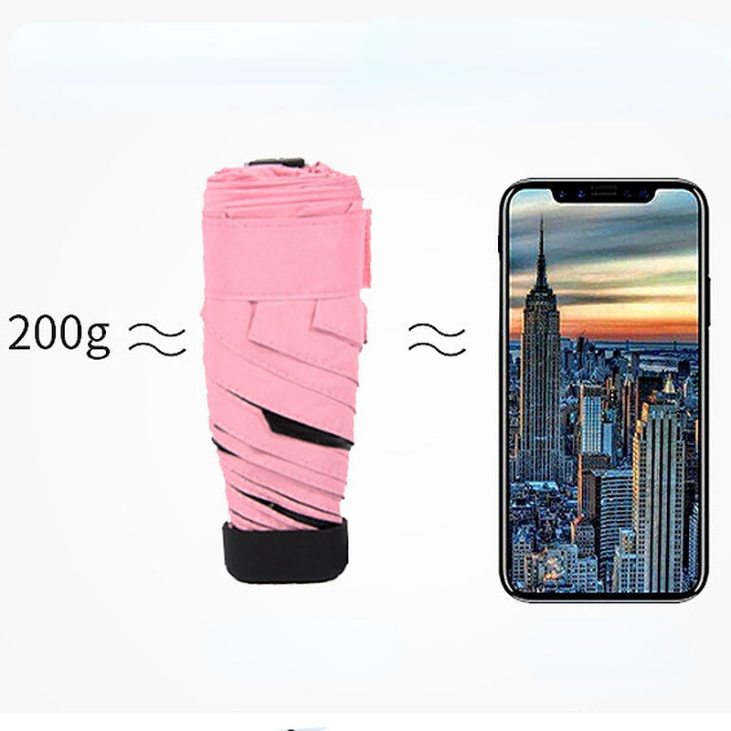 Foldable Pocket-Size Travel Umbrella by HitMyNeed