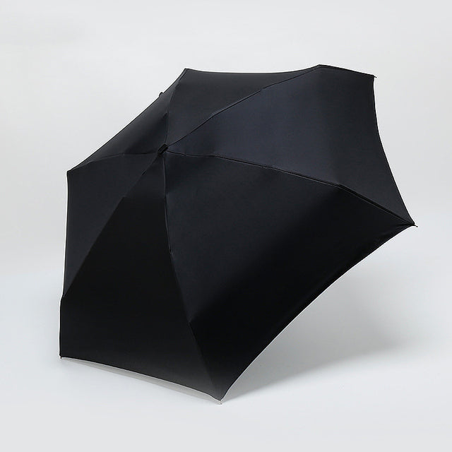 Foldable Pocket-Size Travel Umbrella black by HitMyNeed