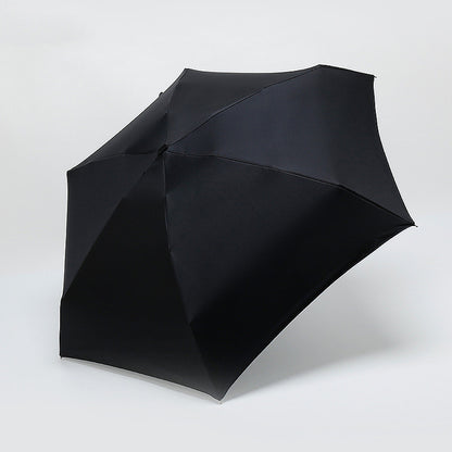 Foldable Pocket-Size Travel Umbrella black by HitMyNeed