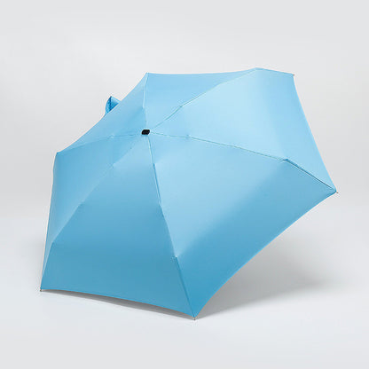Foldable Pocket-Size Travel Umbrella blue by HitMyNeed