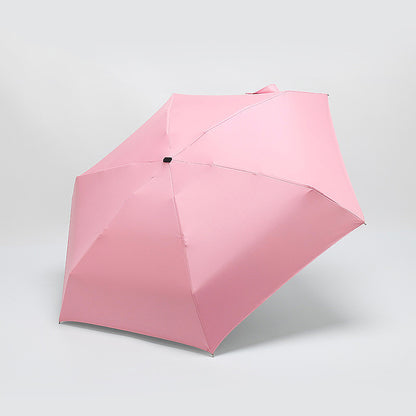 Foldable Pocket-Size Travel Umbrella pink by HitMyNeed