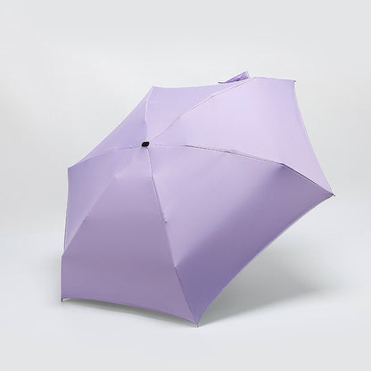 Foldable Pocket-Size Travel Umbrella purple by HitMyNeed