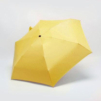Foldable Pocket-Size Travel Umbrella yellow by HitMyNeed