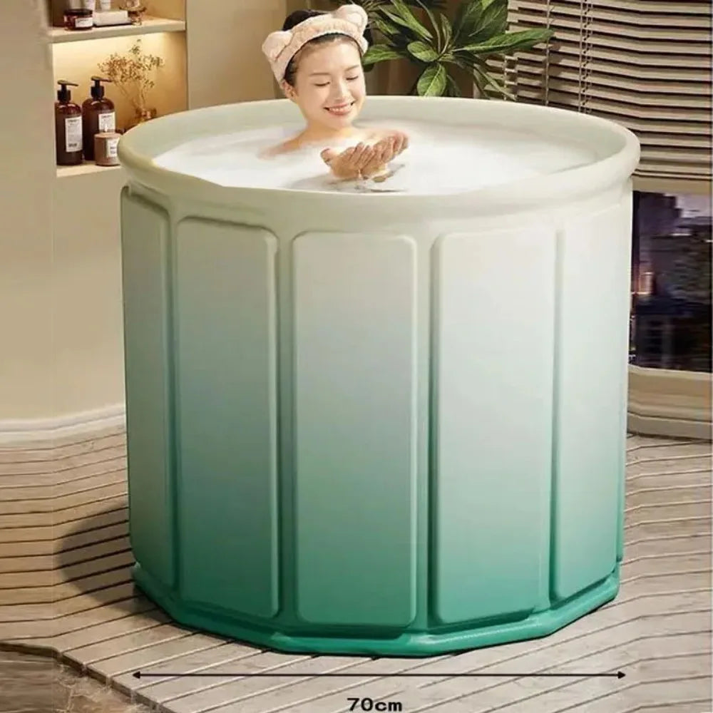 Foldable Portable Bathtub for Adults and Children by HitMyNeed