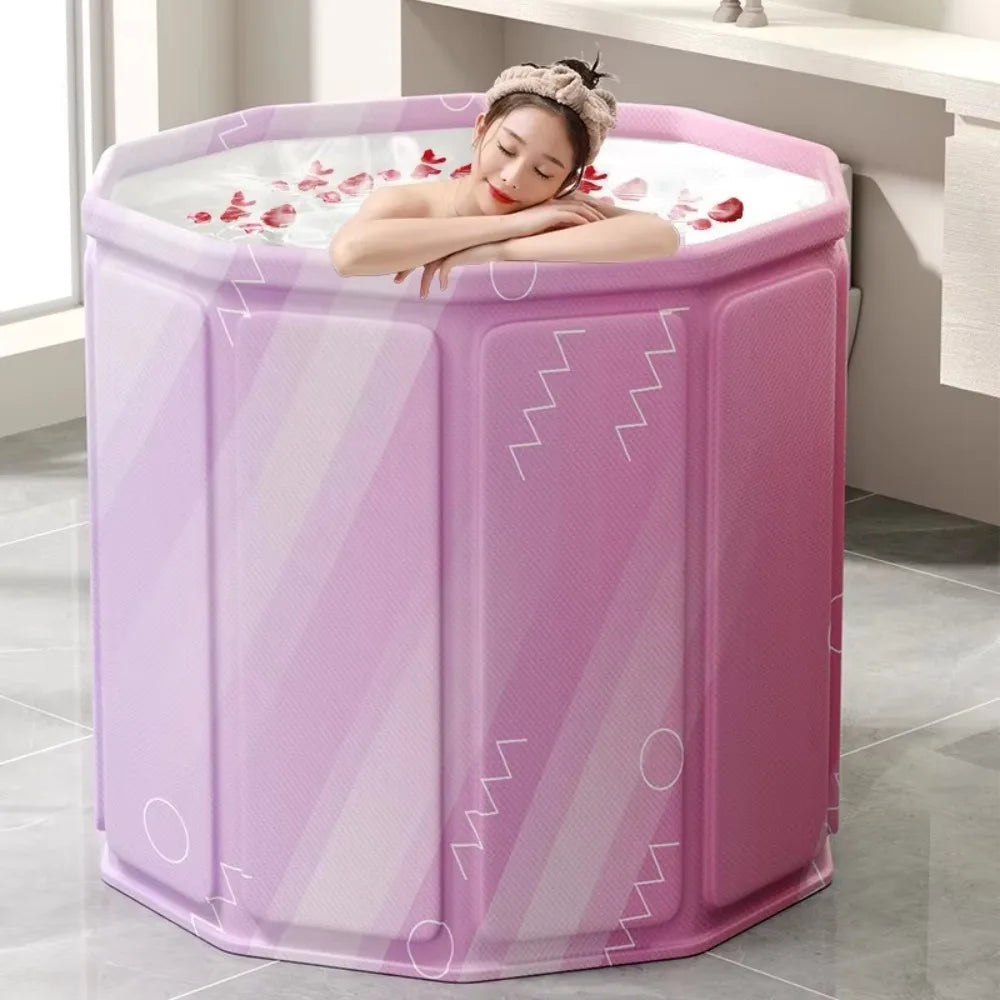 Foldable Portable Bathtub for Adults and Children by HitMyNeed