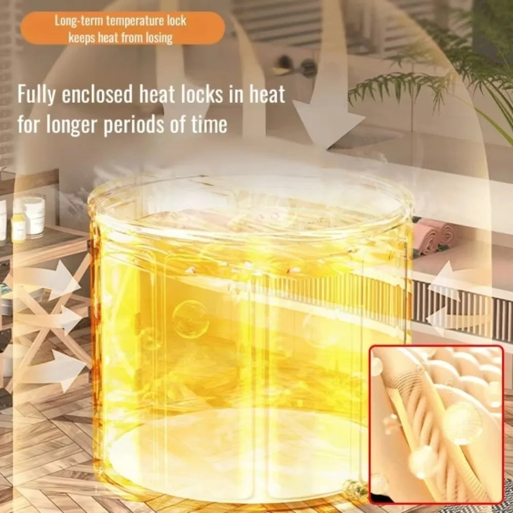 Foldable Portable Bathtub for Adults and Children by HitMyNeed