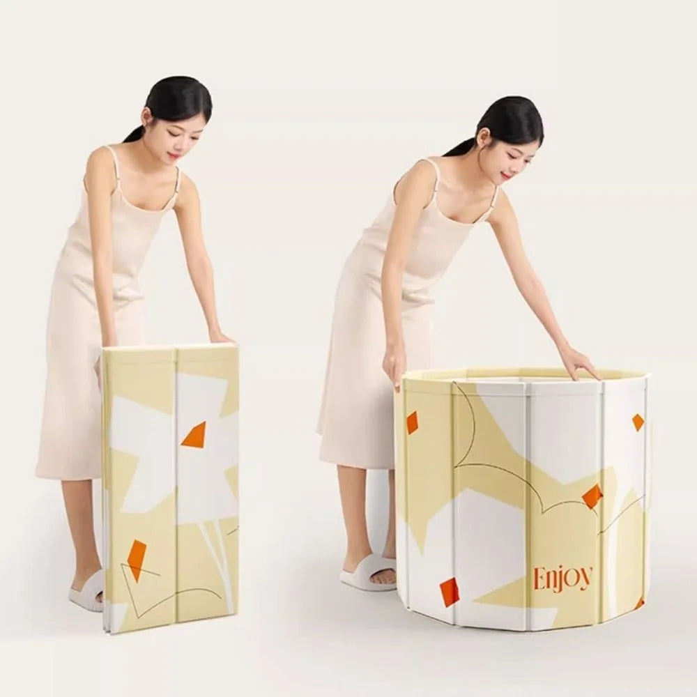 Foldable Portable Bathtub for Adults and Children by HitMyNeed