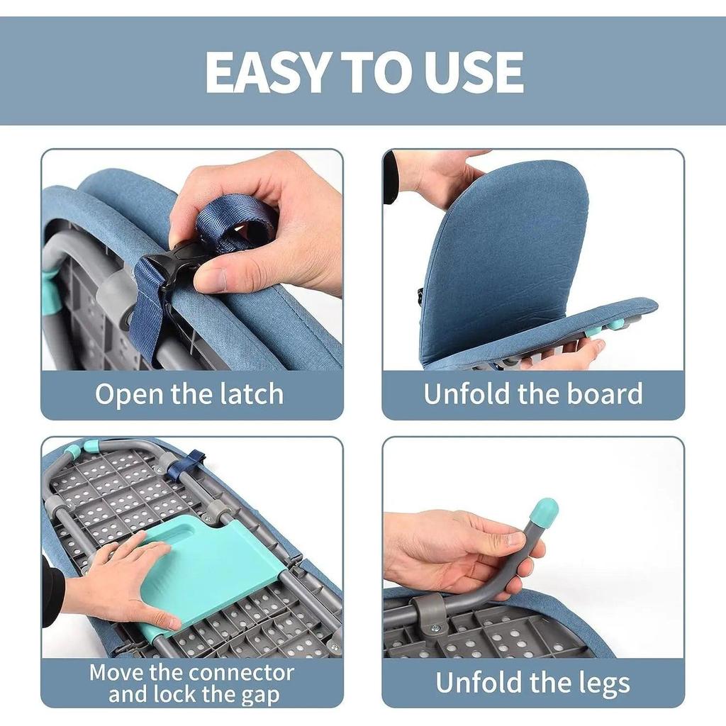 Foldable Portable Ironing Board with Non-Slip Feet by HitMyNeed