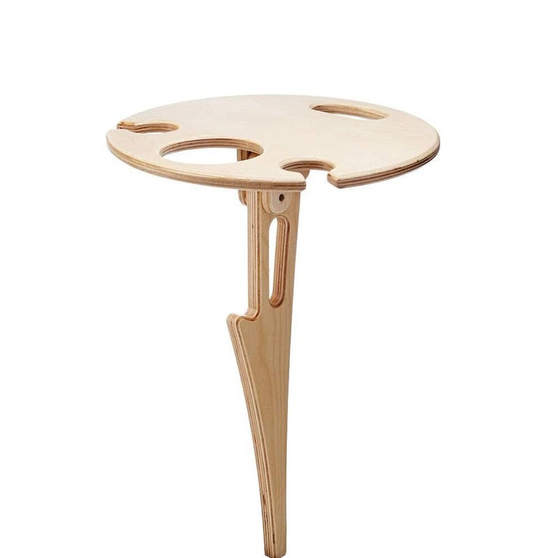 Foldable Portable Outdoor Wine Table by HitMyNeed