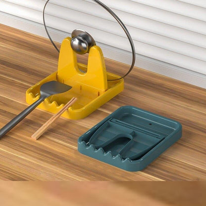 Foldable Pot Lid and Utensil Storage Rack by HitMyNeed