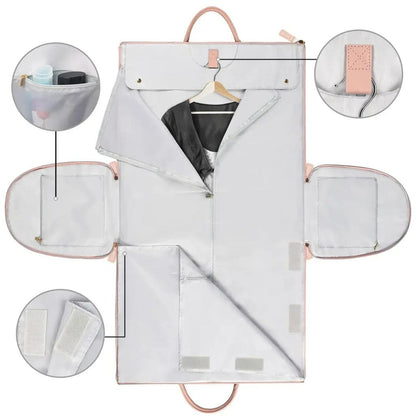 Foldable PU Leather Carry-On Duffel Clothing Bag by HitMyNeed