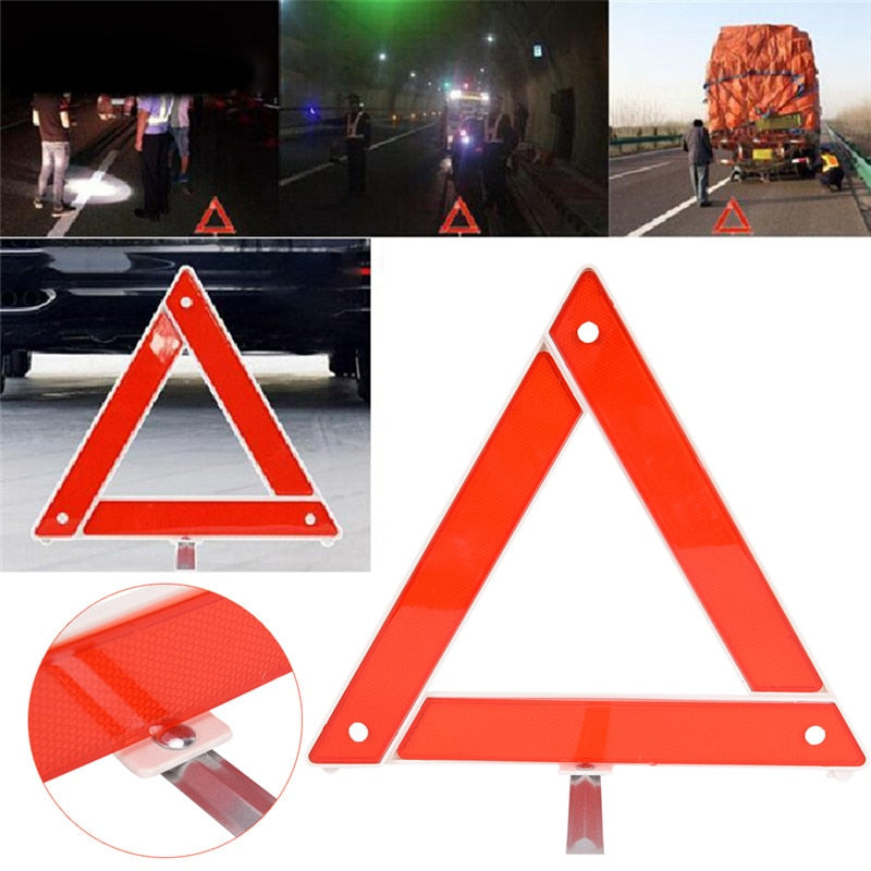 Foldable Reflective Warning Triangle with Case by HitMyNeed