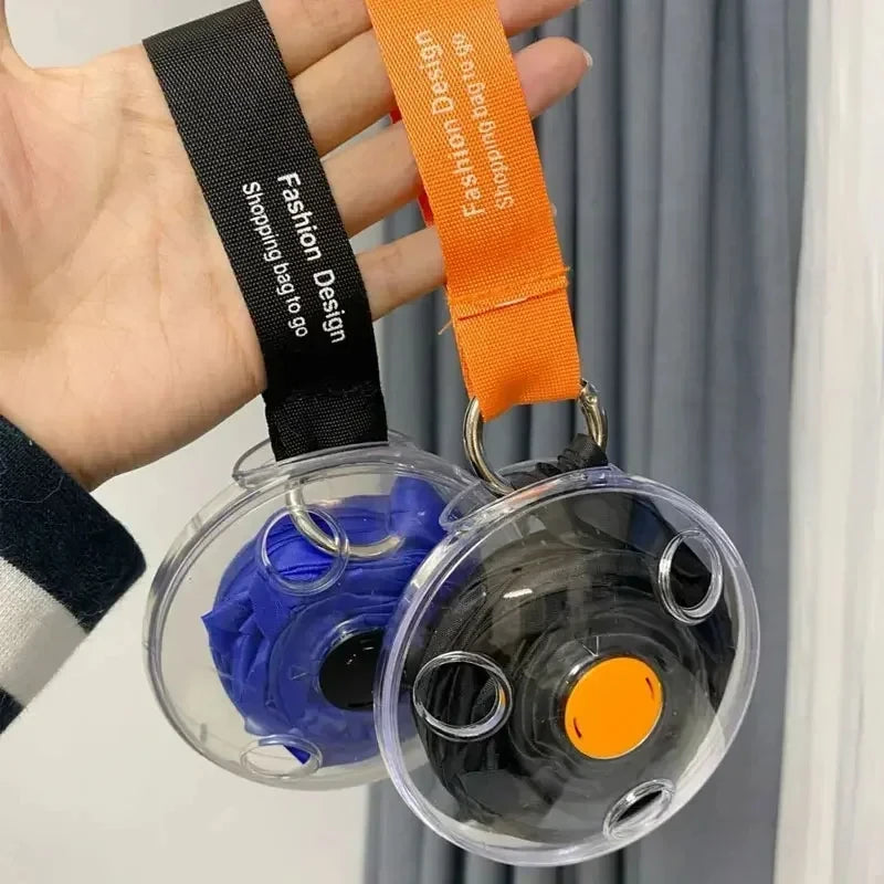 Foldable Retractable Reusable Shopping Bag by HitMyNeed