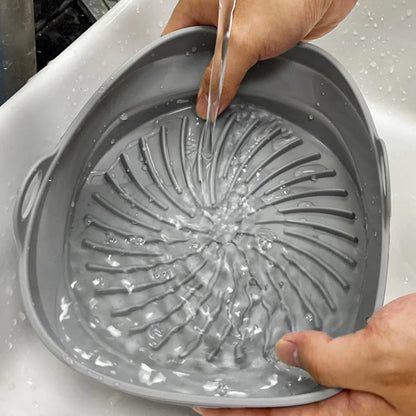 Foldable Reusable Silicone Air Fryer Liners by HitMyNeed