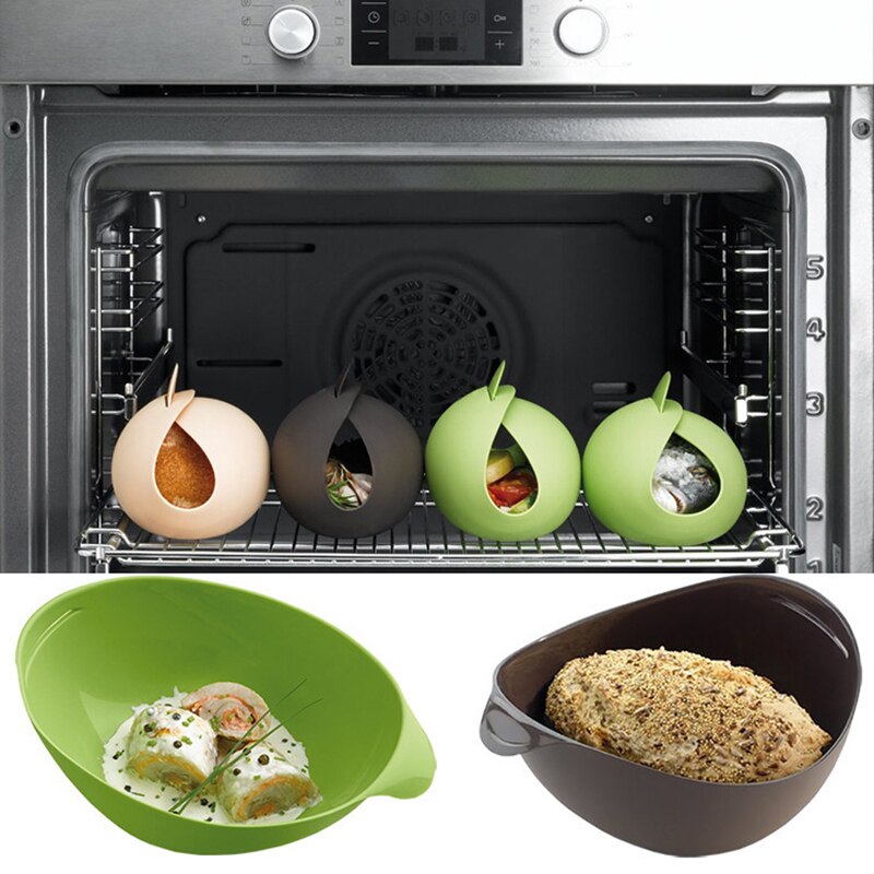 Foldable Silicone Microwave Steamer Bowl by HitMyNeed