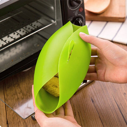 Foldable Silicone Microwave Steamer Bowl by HitMyNeed