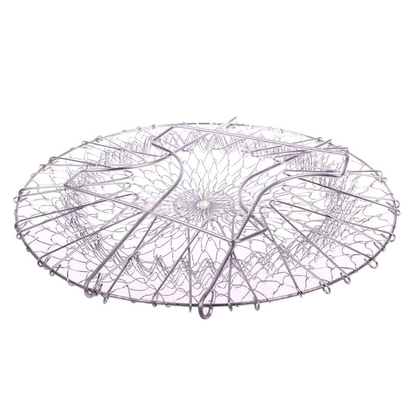Foldable Stainless Steel Basket Strainer by HitMyNeed